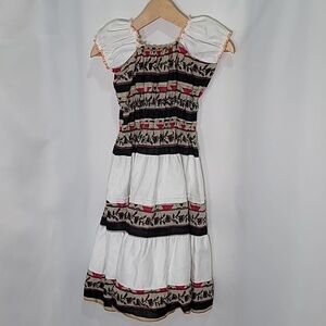 5/$30 NWOT Elastic Stretch Cotton Printed Long Dress